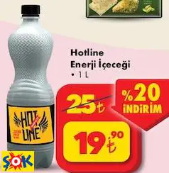 HOTLİNE ENERJİ İÇECEĞİ 1 L HOTLİNE ENERJİ İÇECEĞİ 1 L